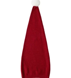 Nissehue - Strik - NknRinjaha - Jester Red m. Glimmer|Name It Discount