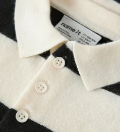 Polo - Strik - NkmObert - Black|Name It Discount