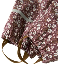 Regndragt m. Fleece - NmfDry10 - Fig m. Blomster|Name It Discount