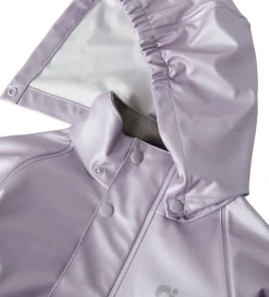 Regntøj m. Seler - NmfDry10 - Metallic - Misty Lilac|Name It
