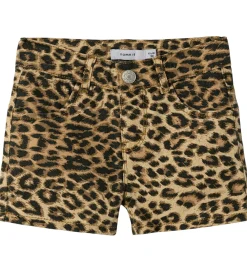 Shorts - Denim - NmfRose - Silver Mink/Leopard|Name It Sale