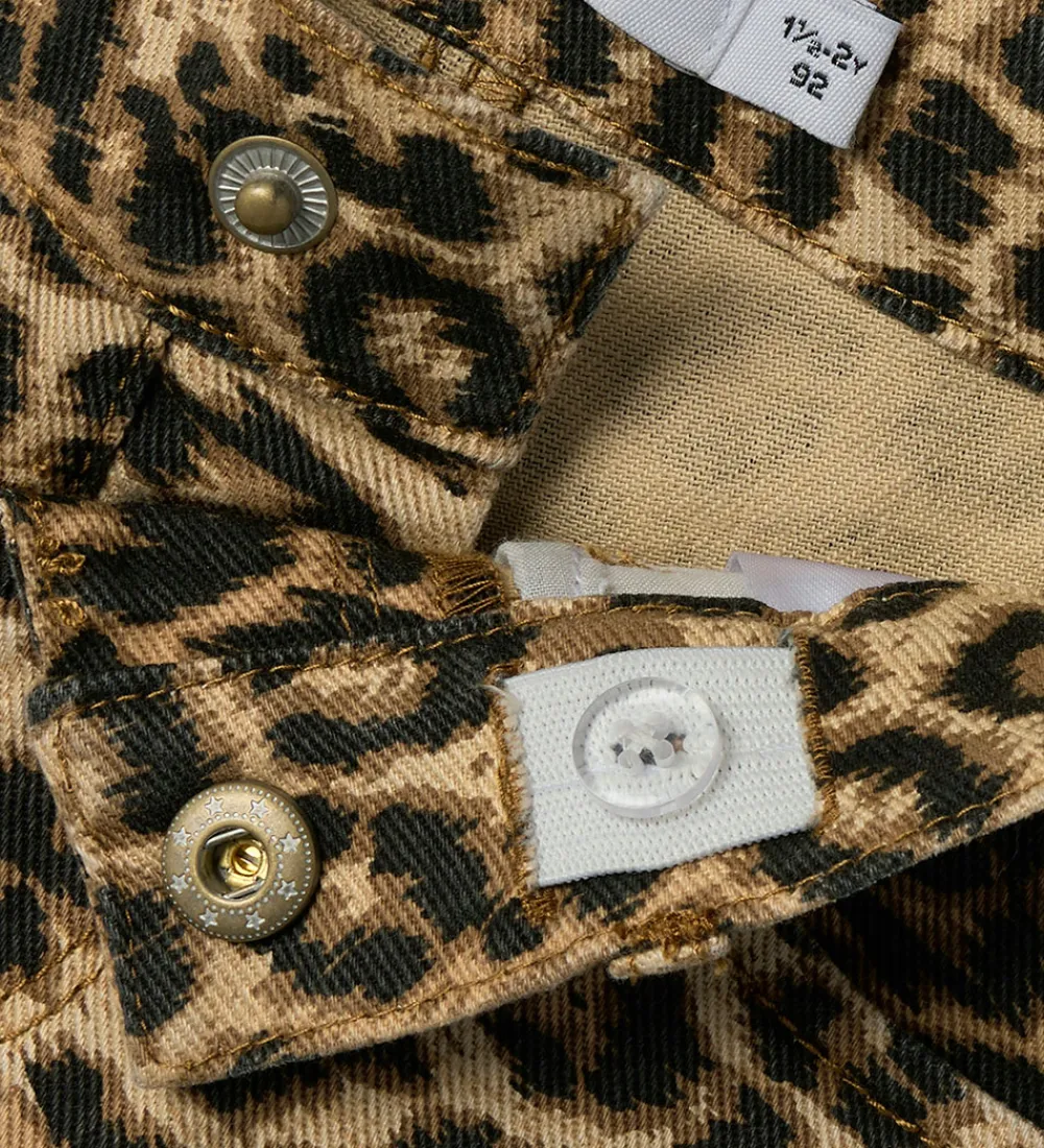 Shorts - Denim - NmfRose - Silver Mink/Leopard|Name It Sale