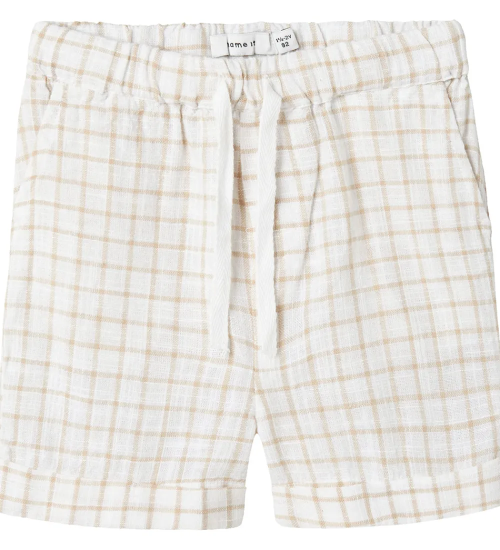 Shorts - NmmHalom - Bright White|Name It Online