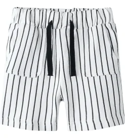 Shorts - NmmJakob - Striped - Bright white|Name It