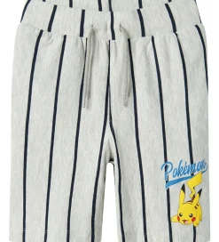 Shortssæt - NkmMaska - Pokémon - Lysegråmeleret|Name It Sale