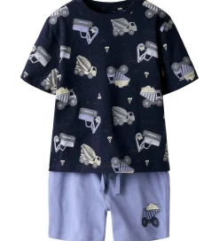 Shortssæt - NmmHector - Navy Blazer/W Infinity|Name It Sale