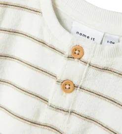 Shortssæt - Shorts/T-shirt - NbnOterry - Cloud Dancer|Name It Clearance