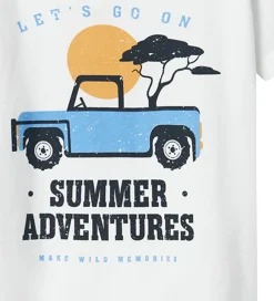 Shortssæt - Shorts/T-shirt - NmmJaspen - Lucent White|Name It Online