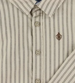 Skjorte - NkmRekid - Island Fossil/Thin Stripe in Delici|Name It New