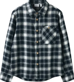 Skjorte - NkmSunda - Navy Blazer|Name It Sale