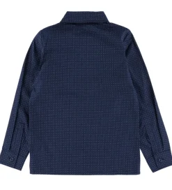 Skjorte - NkmVilfred - Navy Blazer/Dot Kentucky Blue|Name It Best