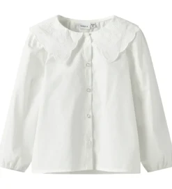 Skjorte - NmfRollaring - Bright White|Name It Discount