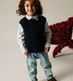 Skjorte - NmmRekid - Flint Stone m. Striber|Name It Clearance