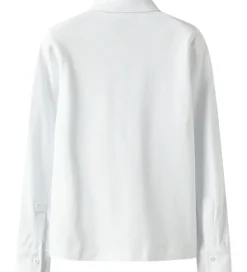 Skjorte - Piqué - NkmRon - Jersey - Bright White|Name It Hot