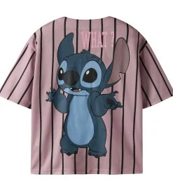 Skjorte k/æ - NkfOdisa - Stitch - Keepsake Lilac|Name It Clearance