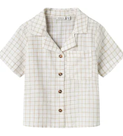 Skjorte k/æ - NmmHalom - Bright White|Name It Online