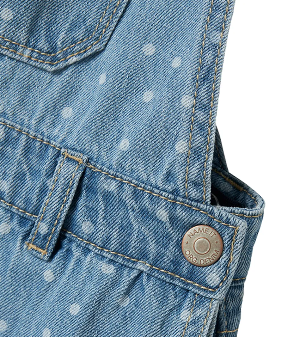 Smækbukser - NmfJuliana - Light Blue Denim/Dots|Name It Outlet