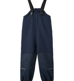 Softshellbukser m. Fleece/Seler - NmnAlfa08 - Dark Sapph|Name It Online