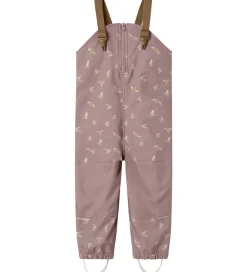 Softshellbukser m. Fleece/Seler - NmfAlfa08 - Woodrose/B|Name It