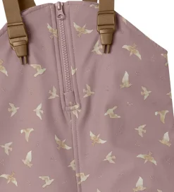 Softshellbukser m. Fleece/Seler - NmfAlfa08 - Woodrose/B|Name It