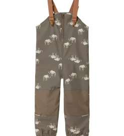 Softshellbukser m. Fleece/Seler - NmmAlfa08 - Morel/RHIN|Name It Best