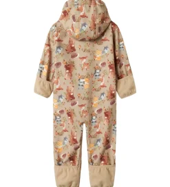 Softshelldragt - NbnAlfa08 - Oxford Tan/Woodland|Name It Clearance