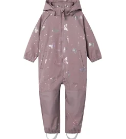 Softshelldragt m. Fleece - Noos - NmfAlfa08 - Elderberry|Name It Sale