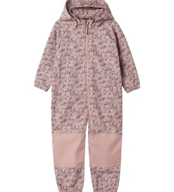 Softshelldragt m. Fleece - Noos - NmfAlfa - Woodrose/Blo|Name It Discount
