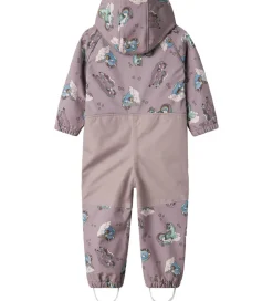 Softshelldragt m. Fleece - Noos - NmfAlfa08 - Purple Dov|Name It New