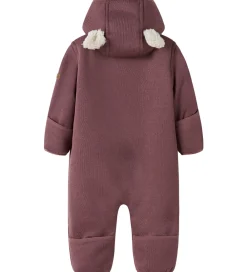 Softshelldragt m. Fleece - NbnMada08 - Rose Brown m. Øre|Name It