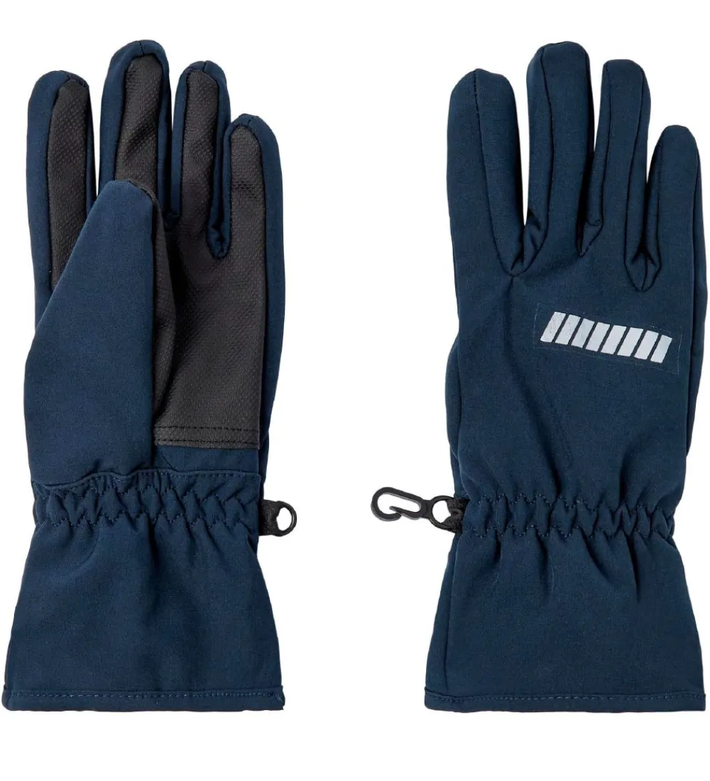 Softshellhandsker m. Fleece - Noos - NknAlfa - Dark Sapp|Name It Outlet