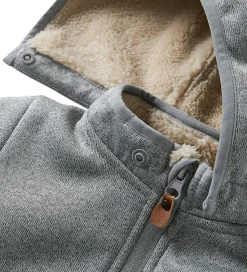 Softshelljakke m. Fleece - NbnMada08 - Grey Melange m. Ø|Name It New