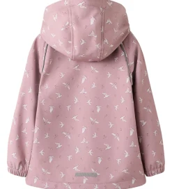 Softshelljakke m. Fleece - NmfAlfa08 - Woodrose/Bird|Name It Outlet