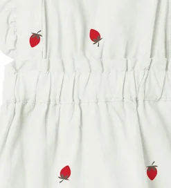 Sommerdragt - NbfDerilla - Bright White/STAWBERRY|Name It Discount