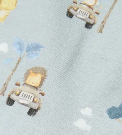 Sommerdragt - NbmHelp - Pearl Blue m. Print|Name It Hot