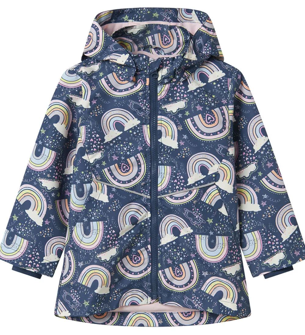 Sommerjakke - NmfMaxi - Sargasso Sea/Rainbow|Name It New