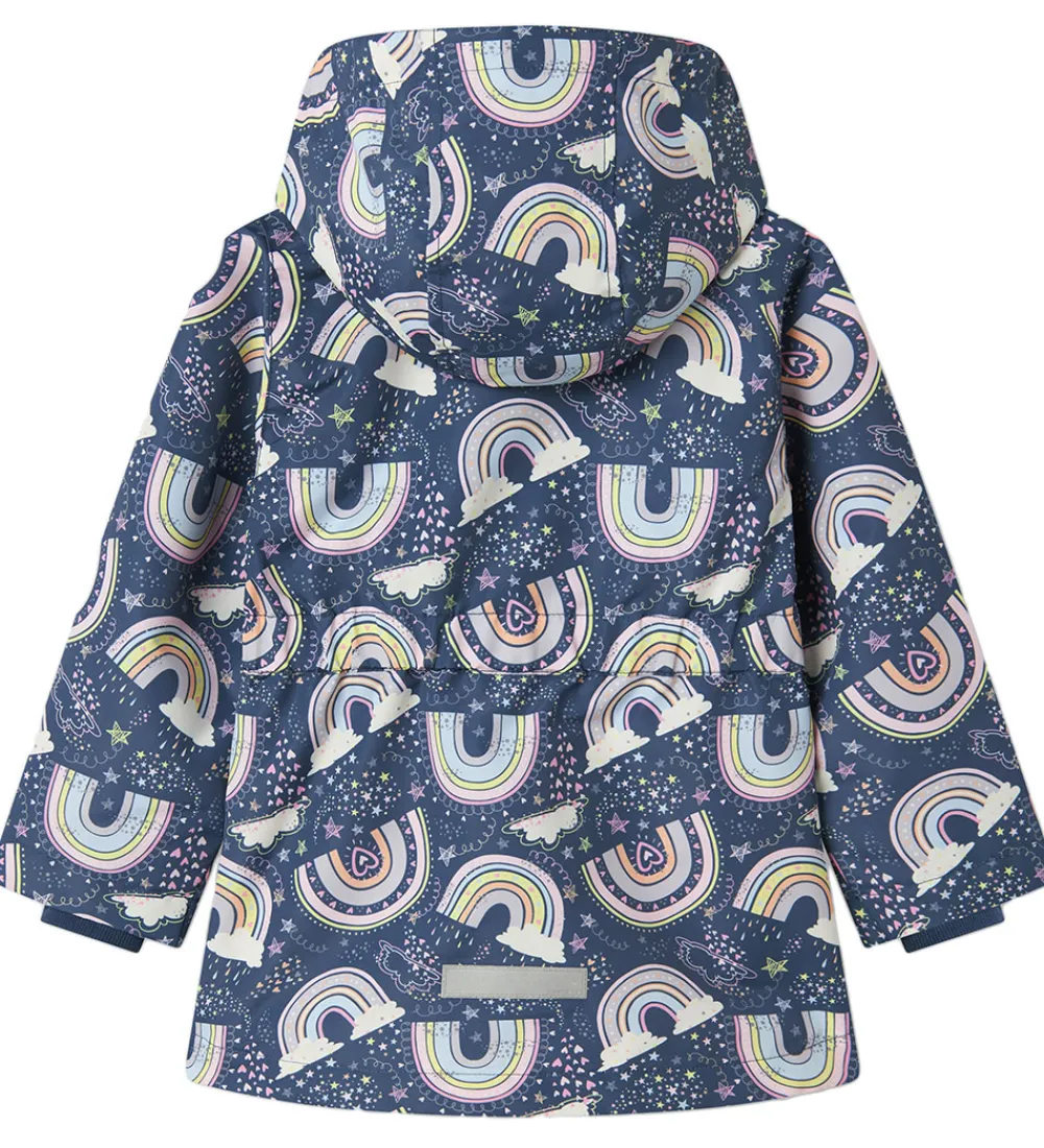 Sommerjakke - NmfMaxi - Sargasso Sea/Rainbow|Name It New