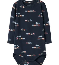 Sæt - Bukser/Body l/æ - NbmVroels - Flint Stone/Navy|Name It