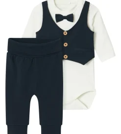 Sæt - NbmAdam - Dark Sapphire/Solid Pant|Name It Clearance