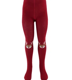 Strømpebukser - 2-pak - NmfVichristmas - Jester Red/Clou|Name It