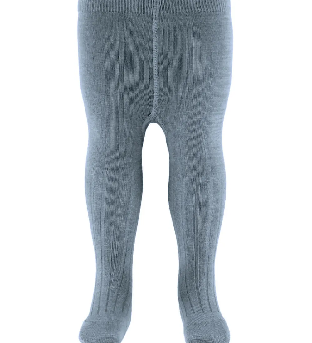 Strømpebukser - Uld/Bomuld - NbmWakma - Folkstone Gray|Name It Sale