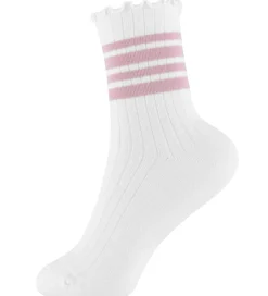 Strømper - Rib - NkfSille - Bright White/Keepsake Lilac|Name It Online