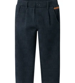 Sweatpants - NmmRobino - Navy Blazer/CHECK|Name It Online