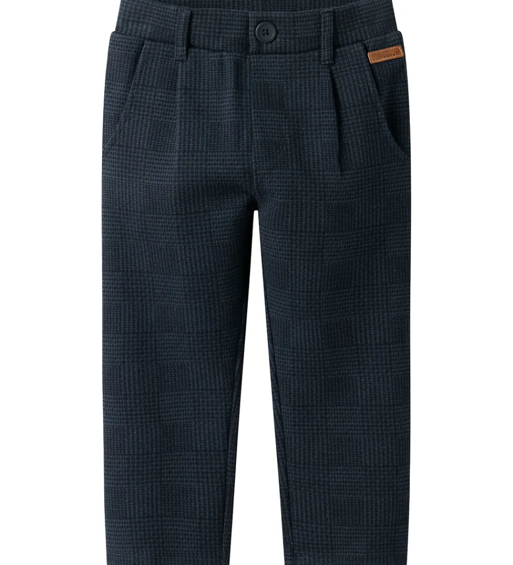 Sweatpants - NmmRobino - Navy Blazer/CHECK|Name It Online