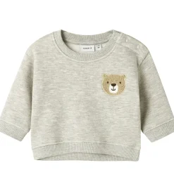 Sweatshirt - NbmOregon - Peyote Melange|Name It Clearance