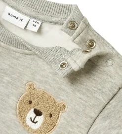 Sweatshirt - NbmOregon - Peyote Melange|Name It Clearance