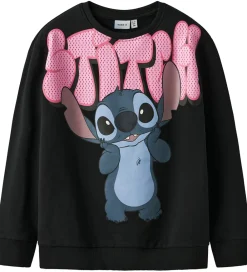 Sweatshirt - NkfOdimi - Stitch - Black|Name It Discount