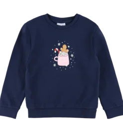 Sweatshirt - NkfVismas - Navy Blazer/Cup|Name It Outlet