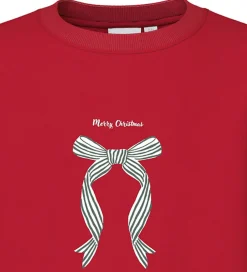 Sweatshirt - NkfVismas - Jester Red/Xmas Bow|Name It Discount