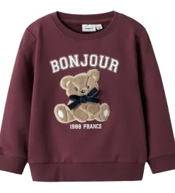 Sweatshirt - NmfRear - Burgundy|Name It